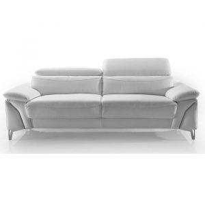 Canap&eacute; 3 places en cuir MILAN - Angle Droit