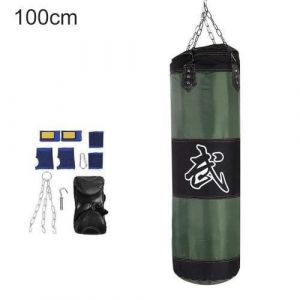 Sac de frappeSac de musculation fait de sable bulgare poids de 5 &agrave; 30 kg accessoire de fitness non rempli - Type 100cm