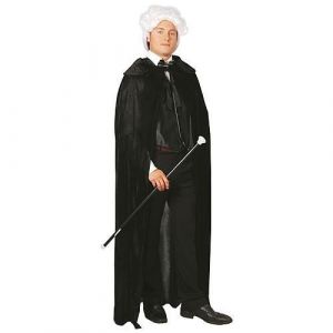 Canne Dandy - Noir - Accessoire de d&eacute;guisement pour soir&eacute;es d&eacute;guis&eacute;es