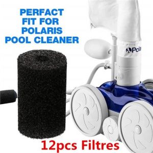 Filtres de queue de tuyau - Polaris - Lot de 12 - Éponge - Compatible avec modèles 180 280 360 380 480 3900