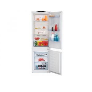 Réfrigérateur Combiné BEKO BCNA254E23SN - Congélateur bas - Intégrable - Blanc