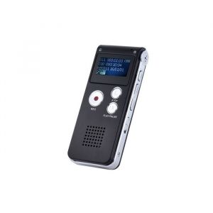 8 Go Intelligent Digital Audio Enregistreur de t&eacute;l&eacute;phone vocal Dictaphone Lecteur de musique MP3 Activer la voix VAR AB R&eacute;p&eacute;tition