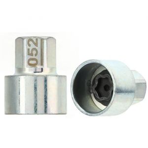 Qiilu Douille antivol pour écrou de roue Clé de verrouillage de roue antivol écrou de roue remplacement pour 1 3 5 6 7Series X1