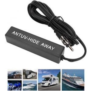 LIA Antenne de VoitureAntenne Amplifiée Cachée par Radio Stéréo Universelle DAm - Fm Électronique pour le Bateau de Voiture Rv