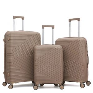 Lot de 3 valises Polypropylène Travel Light - LYS Paris 2551/3