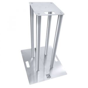 Support totem en aluminium pour &eacute;clairages dj de 100cm TOTEM100