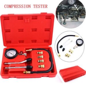Testeur de compression moteur essence - Contr&ocirc;leur de pression KIT - Manom&egrave;tre