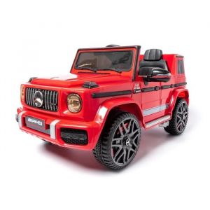 Mercedes G63 AMG 12v Rouge - Voiture &eacute;lectrique pour enfant avec batterie 12v et t&eacute;l&eacute;commande