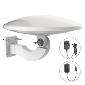 Antenne Amplifiée - 1byone - 32dB - Réception Omnidirectionnelle - Portée 120Km - Extérieure