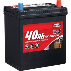 Batterie Vehicule Start Batterie de Voiture 40 Ah pour Véhicules Japonais-coréens Pôle Droit J37