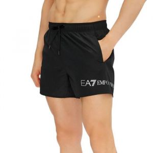 EA7 Short de Bain pour Homme Extended Logo Noir 7M000519AF13049-MC026