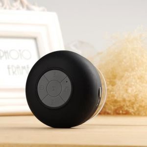 Enceinte Bluetooth Waterproof - Haut-parleur étanche à ventouse - Fonction kit main libre - Noir