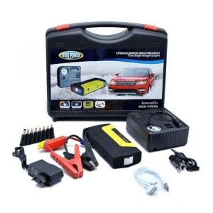 Démarreur dUrgence  Batterie 16800mAh 12V  Portable Rescue Booster Chargeur + Compresseur dair compact 10 Bar
