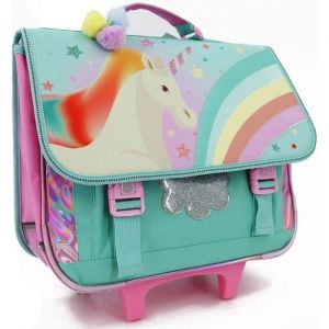 Cartable à roulettes Licorne Multicolore 41 CM - Trolley