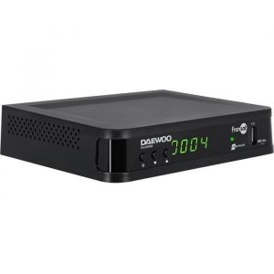 DAEWOO Décodeur satellite DVB S/S2 - FRANSAT - avec carte d'abonnement incluse - Dolby Digital Plus - AC3 - TUNER - EPG - avec téléc