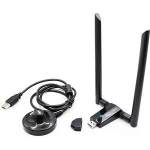 Adaptateur WiFi USB - SUMGOTT - 1200Mbps - Longue port&eacute;e - Double bande - USB 3.0