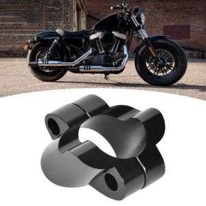 Rehausseur de Guidon de Moto en Aluminium Adaptateur de Hauteur pour Forty Eight XL1200X Noir