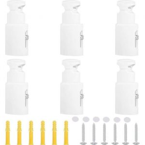 6 Pi&egrave;ces Fixation Seche Serviette Fixation Radiateur Fonte Support Radiateur Distance R&eacute;glable Support Radiateur Convient aux Radia