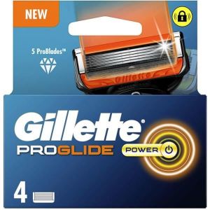 Rasoir - GILLETTE - Fusion Proglide Power - Rechargeable - 4 lames de rechange - Mixte