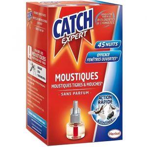 CATCH Recharge Diffuseur Electrique Anti-moustiques Liquide sans Parfum 45 Nuits:  Hygi&egrave;ne et Soins du corps