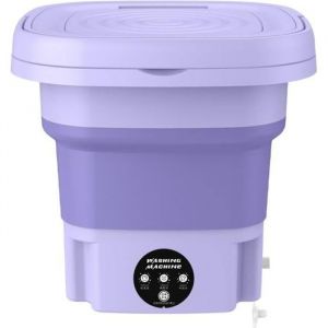 OEMG Mini Machine Laver Pliante 8L Violet Violet Lumire Strilisation Portable Sous-Vtements Machin MINI LAVE-LINGE – MINI MACHINE