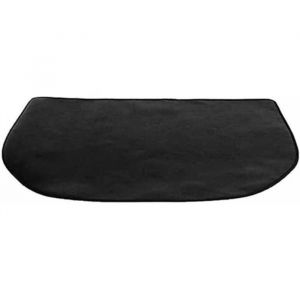 Plaque de plancher chemin&eacute;e - MICH - Semi-ronde - 152x70 cm - Protection contre les &eacute;tincelles - Tapis thermique