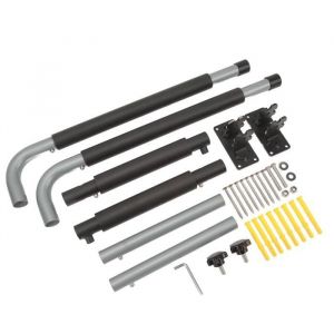 Garosa Support mural pour coffre de toit de voiture Boîte de toit de voiture support mural pliable télescopique 50KG portant Kayak