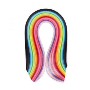 Kit Quilling - CTOP - Classique - 140 bandelettes 34x0.8 cm - Outil inclus - Multicolore