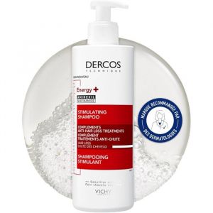 Vichy Dercos Energy+ Shampooing Stimulant Anti-Chute Enrichi En Aminexil Cheveux Cassants 400Ml[YS146]