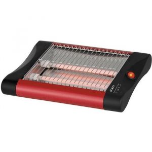Grille-pain - SOGO - TOS-SS-5317 - 2 tranches - Rouge - Bac ramasse-miettes amovible