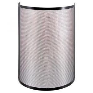 Grille de ProtectionPare-feu pour cheminée en Fer forgé couleur Noir - Hauteur 80 x Longueur 58 cm