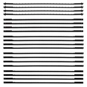 20 Pcs Lames de Scie à Chantourner 10/15/18/24 Dents 127 Mm Lames Scie a Chantourner de Rechange pour Scier Planche Bois Plastique