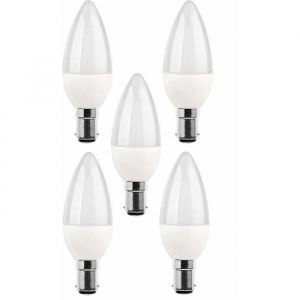 Lot de 5 ampoules 5w LED B15&eacute;quivalent &agrave; une ampoule &agrave; incandescence de 25 W 270 lm3000 KC35 SBC B15 &agrave; petit culot &agrave; ba&iuml;onnette