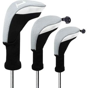 Couvre Club De Golf Bois Housses Interchangeables sans Etiquette Hybrid Driver Fairway Set Golf Club Head Cover Femme Homme PZCC