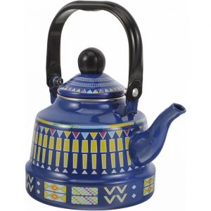 Bouilloire &Eacute;maill&eacute;e 1.1L Th&eacute;i&egrave;re Vintage Bouilloire de Cuisini&egrave;re &agrave; Haute Capacit&eacute; Pour Maison et Ustensiles de Cuisine