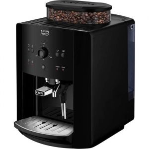 KRUPS ARABICA EA811010 - Machine expresso avec broyeur - 1450W - Réservoir deau 17L - Café en grains - 15 bars - Noire