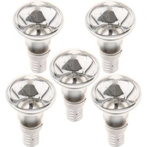 5 X R39 SES Lampe De Lave Ampoule R&eacute;flecteur Spot Ampoule Petite Vis 25W