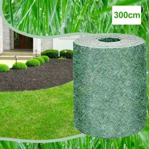 Tapis de pique-nique Tapis de semences de gazon biodégradable Tapis de paille Engrais Jardin Pique-nique Pelouse Cour arrière D609