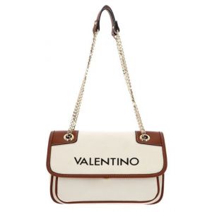 VALENTINO Sac à épaule bandoulière Leith Re Flap Bag Naturale / Cuoio crème marron pour femme