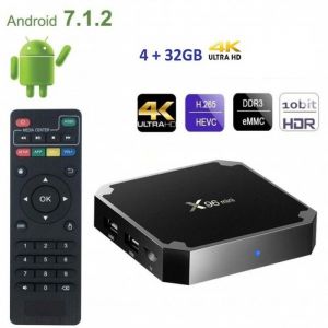 AntDau71&reg; - TV Box X96 MINI Android 90 4GB RAM/32GB ROM WiFi 4K Dual Band 2.4GHz/5GHz Bluetooth 4.0 HDMI