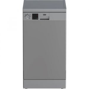 Lave-vaisselle 45 cm - BEKO - DVS05030S - 10 couverts - Classe D - Silver