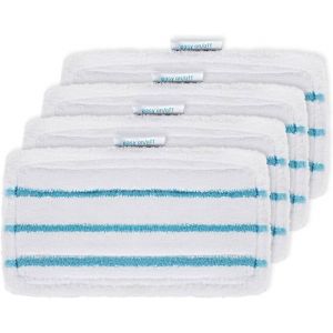 Lot de 4 Lingettes Remplacement pour Black et Decker Balais Vapeur Steam Mop FSM1630 FSMH1621 FSM1600 FSMP20 FSMH13E5 FSM1616