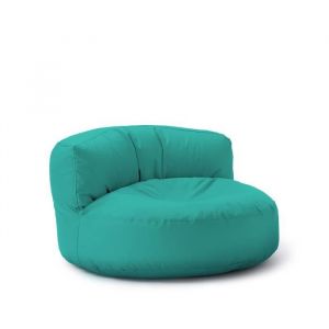 Canapé pouf rond dextérieur LUMALAND - Turquoise - Confortable et flexible