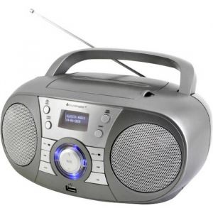 soundmaster SCD1800TI Radio-lecteur CD DAB+ FM AUX Bluetooth CD USB gris