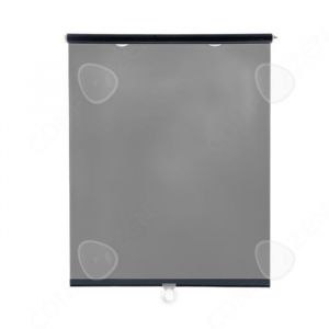 C Rideaux occultants 50x125cm noir transparent anti-perforation avec ventouses stores enrouleurs PVC convient pour bureau/balcon