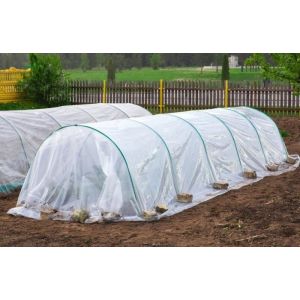 Bache Plastique Transparente Bache Serre Tunnel 3m x 6m Film Poly&eacute;thyl&egrave;ne de Extra-&eacute;pais Jardin Grandir Couverture De Polytunnel