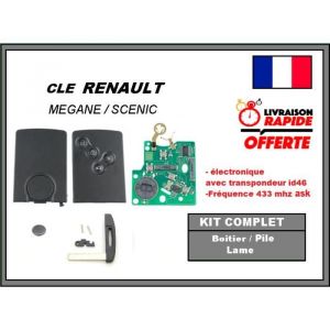 CARTE CLE ELECTRONIQUE VIERGE POUR MEGANE 3 SCENIC 3 LAGUNA 3