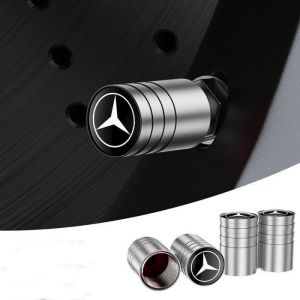 Remplacement Bouchons de valve M&eacute;tal pour Voiture Mercedes-Benz