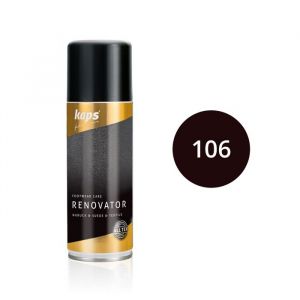 R&eacute;novateur pour chaussures en daim et nubuck - Kaps Renovator - 200ml  #106 - Marron fonc&eacute;