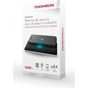 Batterie de secours avec chargeur à induction 10000 mah Thomson